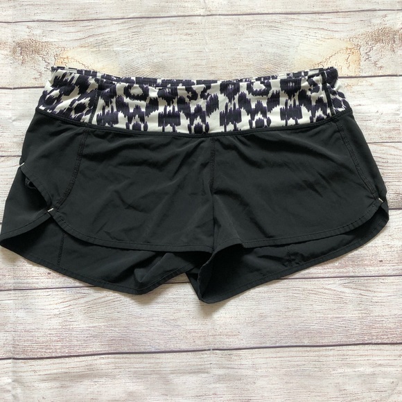 LULULEMON Black Speed Short Size 6